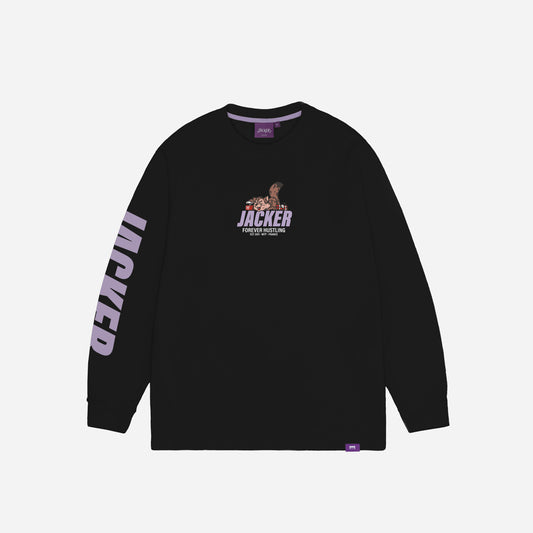 SQUIRREL GANG LONG SLEEVES - BLACK