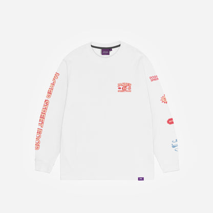 HOT DOGGY LONG SLEEVES - WHITE