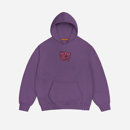 MAROQUIN BAG HOODIE - PURPLE