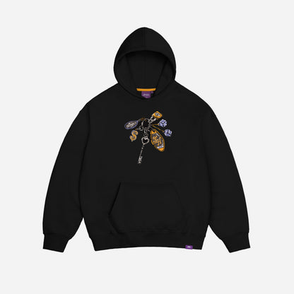 KEYCHAIN HOODIE - BLACK