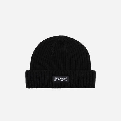 CLASSIC SHORT BEANIE - BLACK