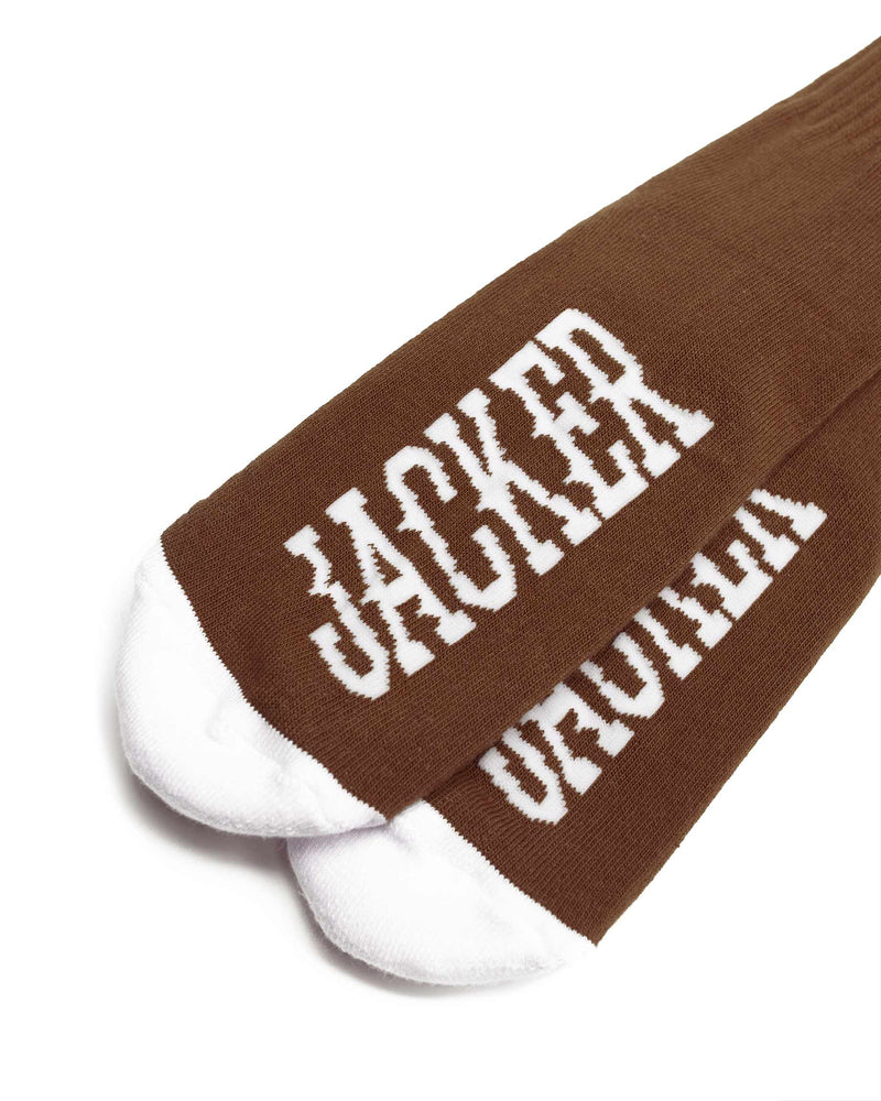 AFTER LOGO - CHAUSSETTES - BROWN