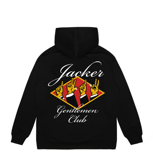 GENTLEMEN CLUB - HOODIE - BLACK