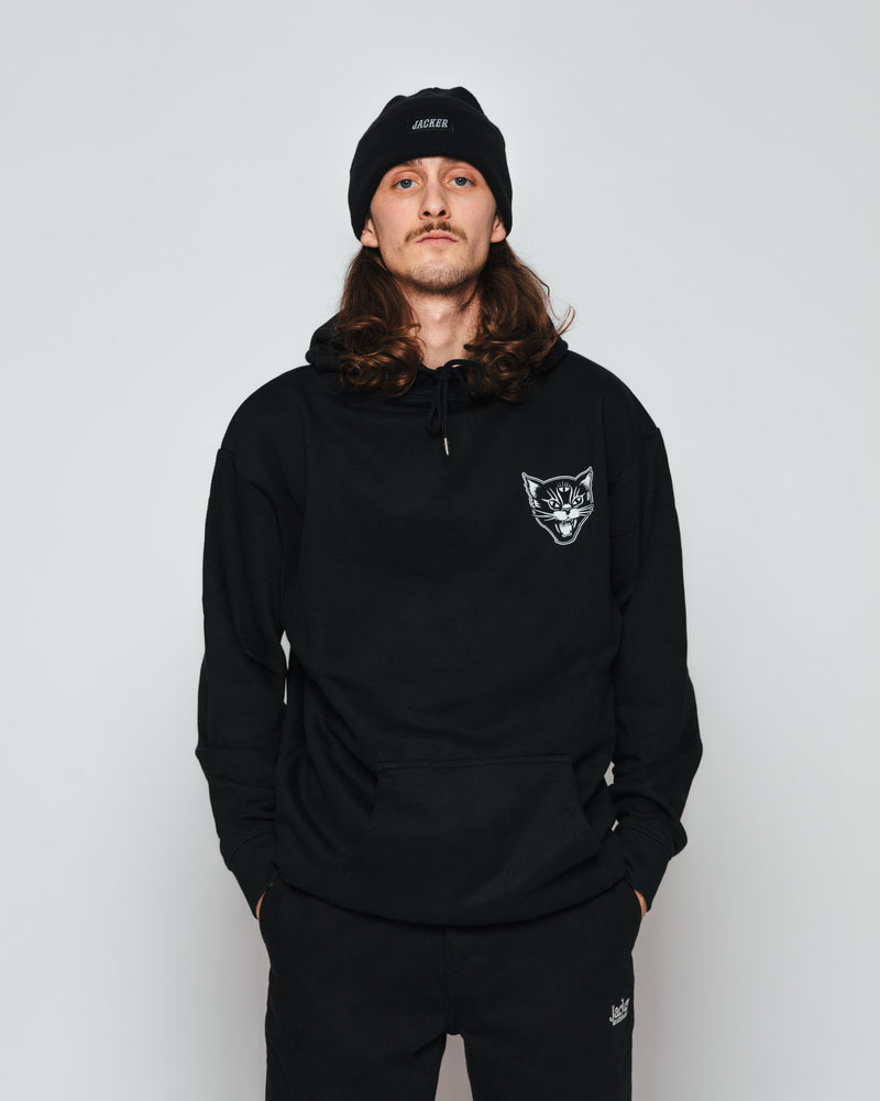BLACK CATS - HOODIE - BLACK
