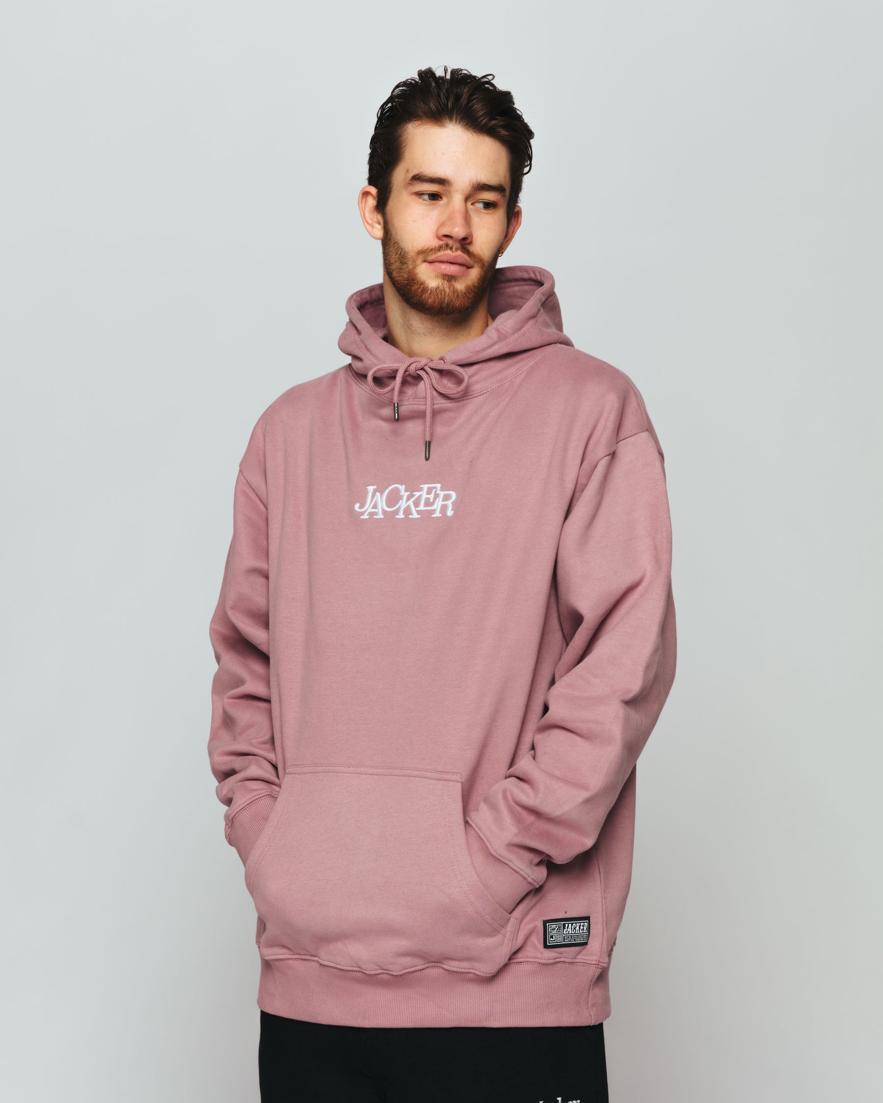 SELECT LOGO - HOODIE - PINK – JACKER