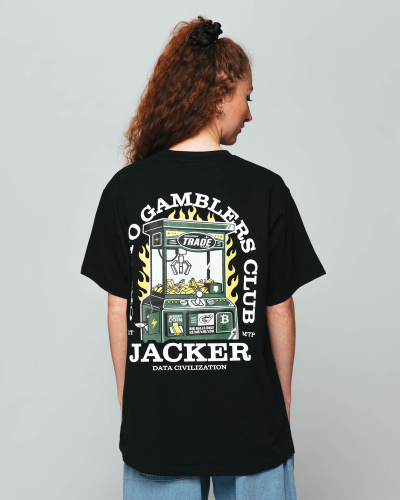 CRYPTO CLUB - T-SHIRT - BLACK