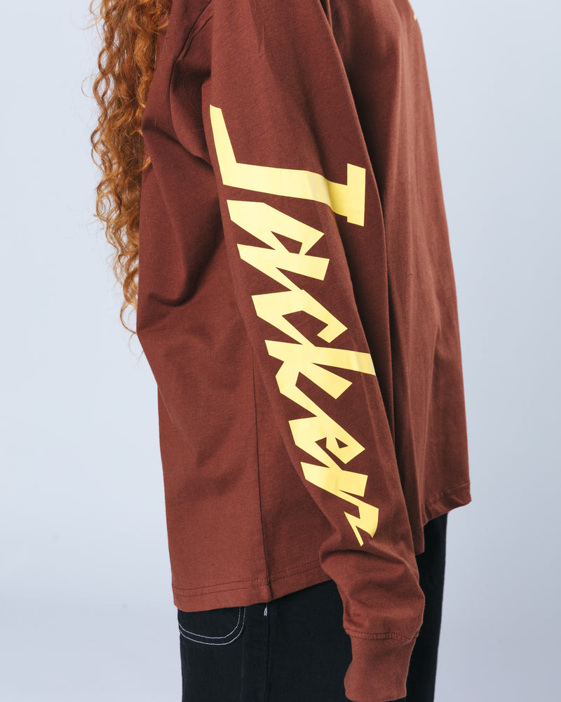 HOT CHICKS - LONG SLEEVES - BROWN