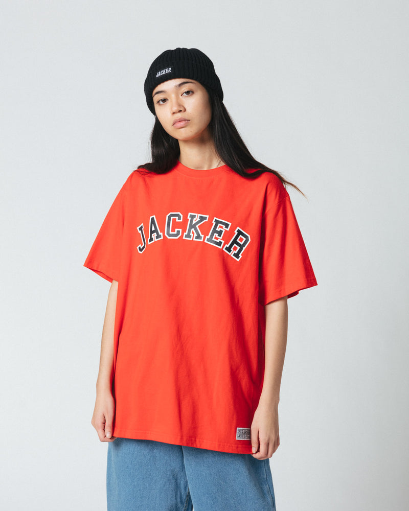 COLLEGE TEE - T-SHIRT - RED