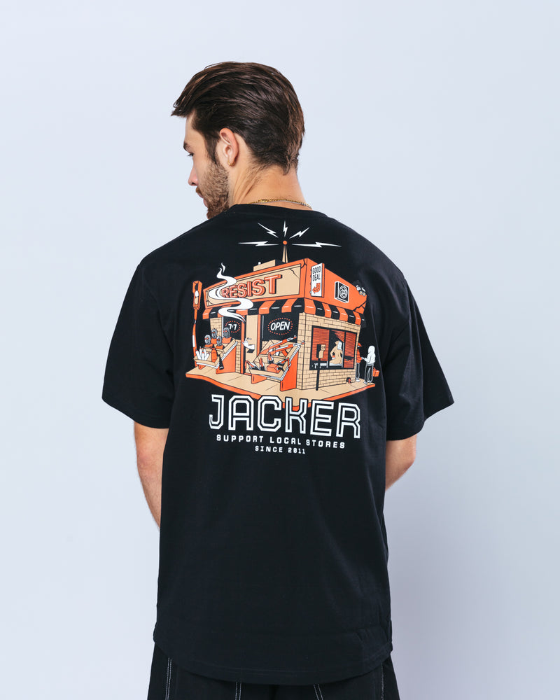 LIQUOR STORE - T-SHIRT - BLACK