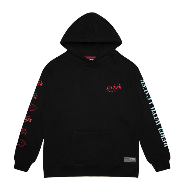 REBEL - HOODIE - BLACK