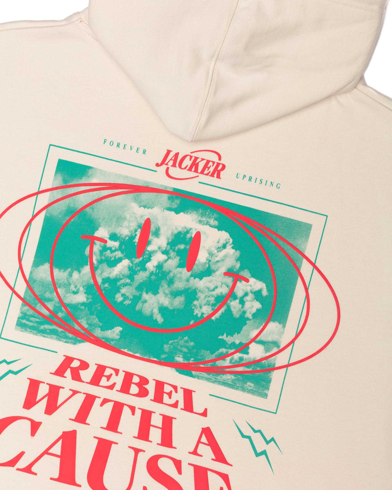 REBEL - HOODIE - BEIGE