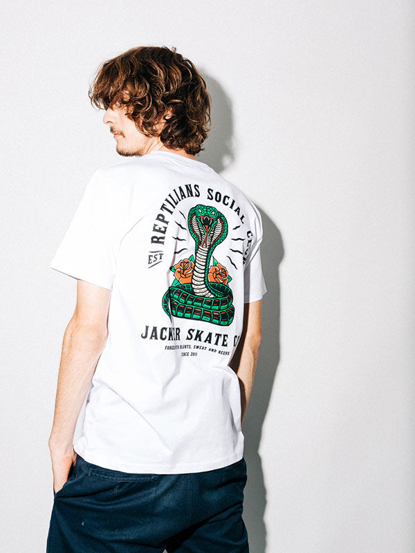 SOCIAL CLUB - T-SHIRT - WHITE - JACKER