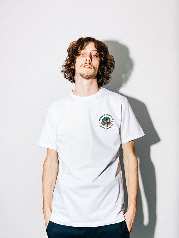 SOCIAL CLUB - T-SHIRT - WHITE - JACKER